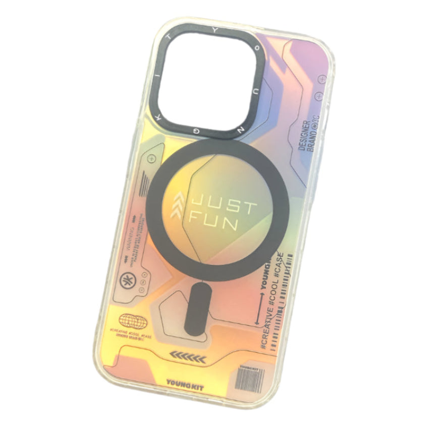 Premium Dual Shade Printed Protective Case For iPhone 14 Pro