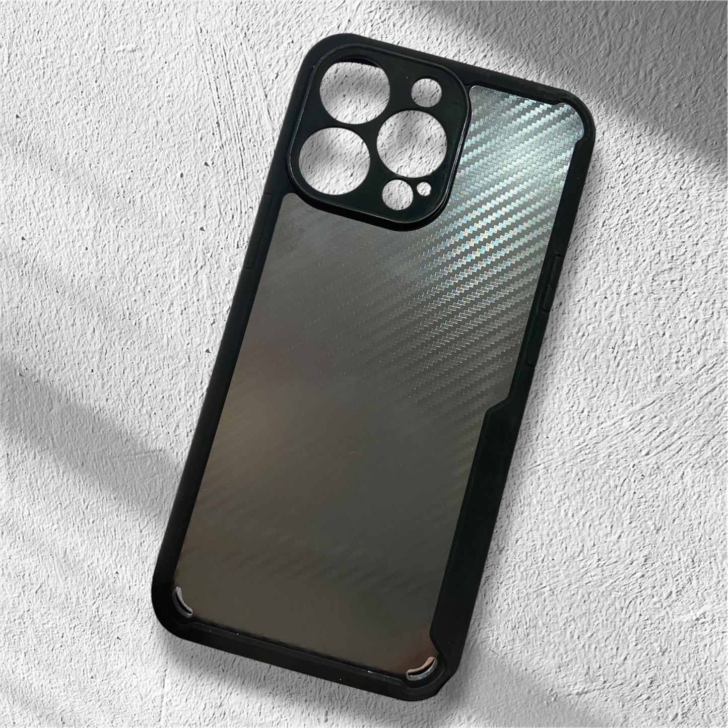 Premium Protective Carbon Fiber Case With Camera Protection For iPhone 13 Pro