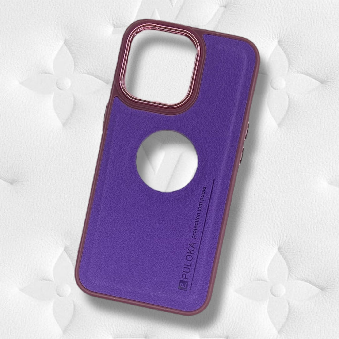 Premium Side Soft Back Leather Protective Case For iPhone 13 Pro Max
