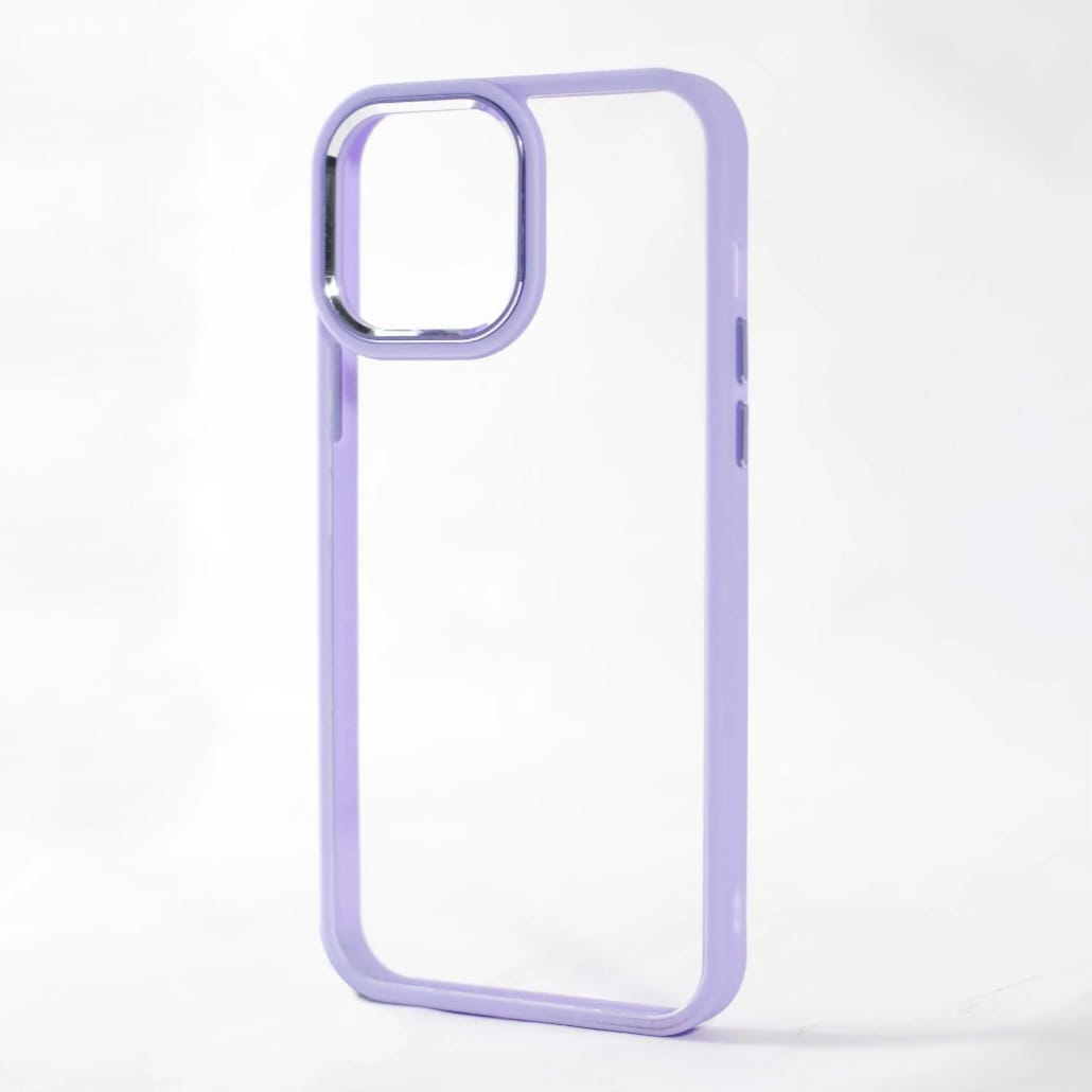 Premium Side Soft Back Hard Transparent Protective Case For iPhone 13 Pro Max