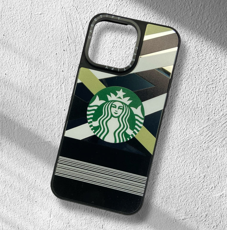 Premium Mirror Starbucks Protective Case For iPhone 13 Pro Max