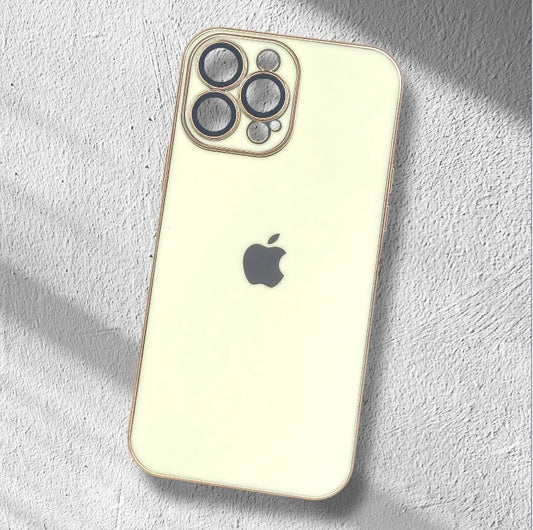 Premium Electroplated Logo Case With Chrome Camera Protection For iPhone 13 Pro Max