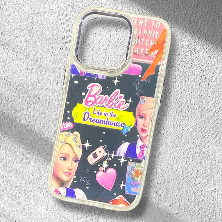 Premium Mirror Barbie Printed Protective Case For iPhone 14 Pro