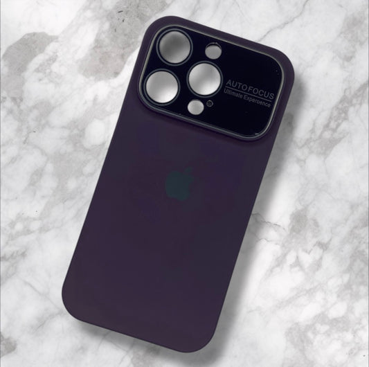 Premium Silicon Auto Focus Protective Case For iPhone 14 Pro Max