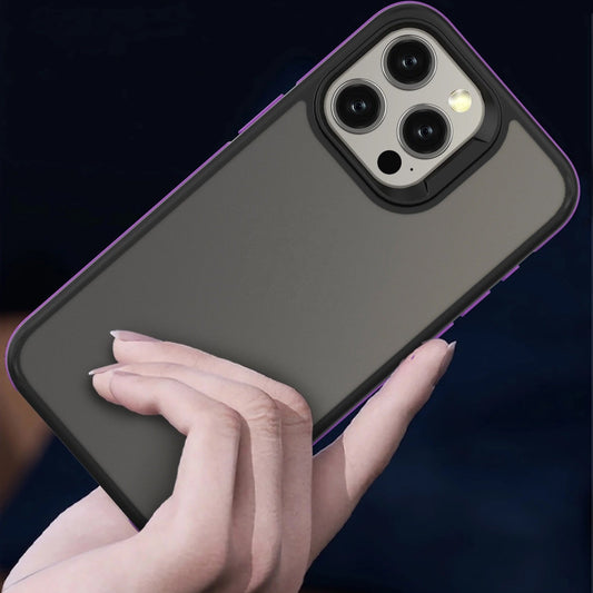 Premium Side Colour Back Smoke Matte Protective Case For 14 Pro