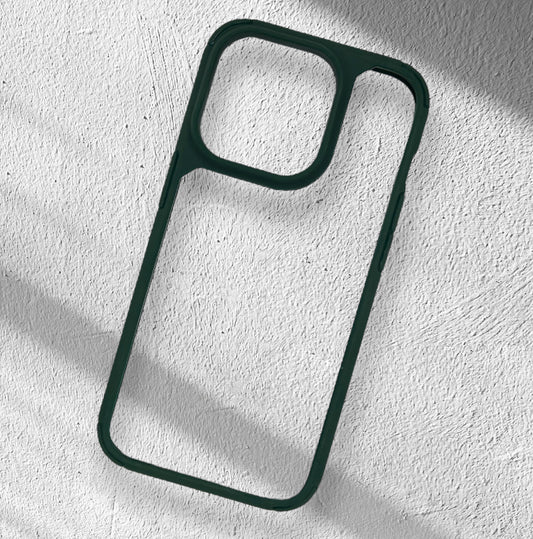Premium Side Colour Back Hard Transparent Protective Case For iPhone 14 Pro