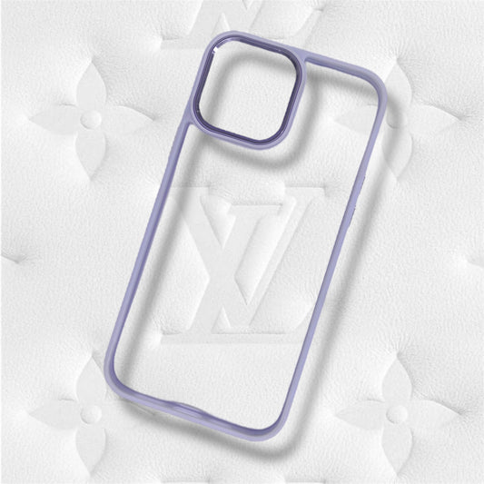 Premium Side Soft Back Hard Transparent Protective Case For iPhone 13 Pro Max