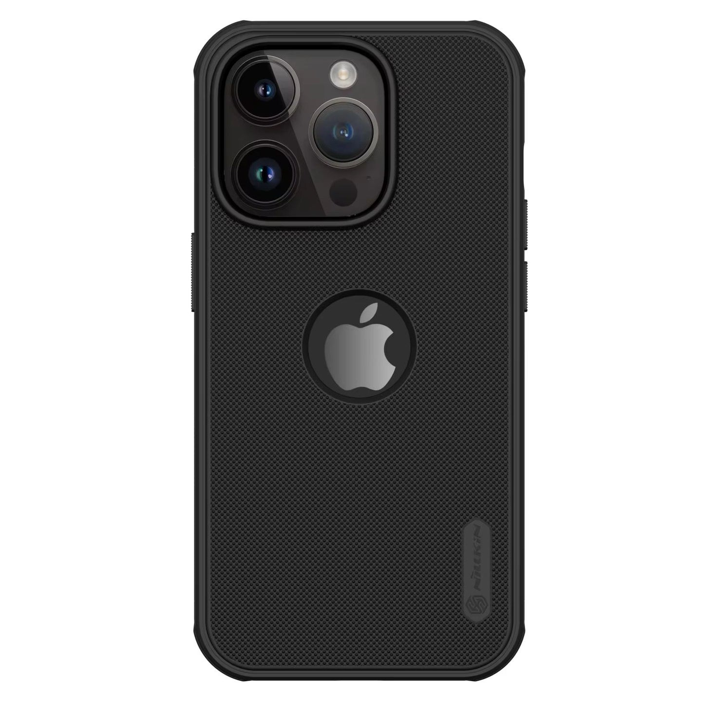 Premium Soft Silicon Case with Logo Cut For iPhone 16 Pro