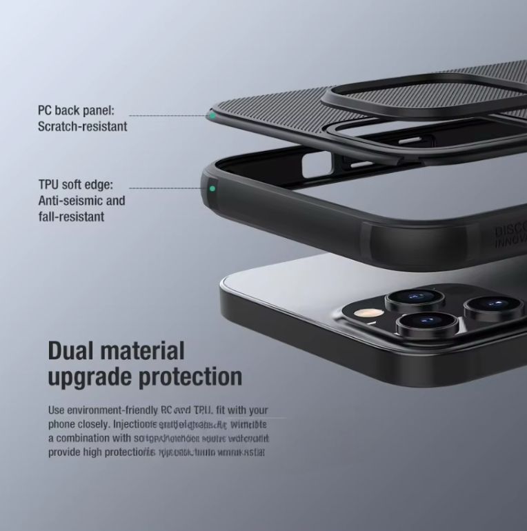 Premium Soft Silicon Case with Logo Cut For iPhone 16 Pro