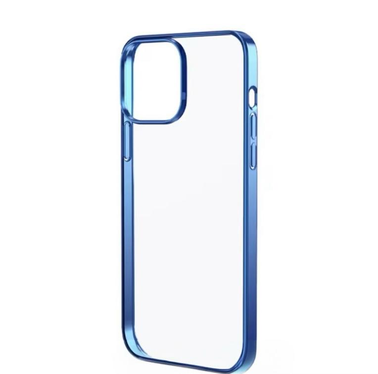 Premium Side Crome Back Transparent Case for iPhone 13 Pro