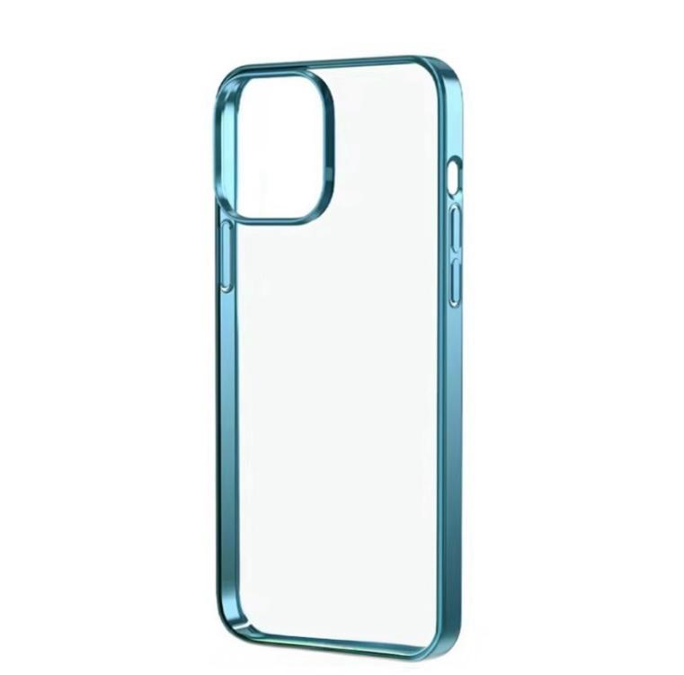 Premium Side Crome Back Transparent Case for iPhone 13 Pro