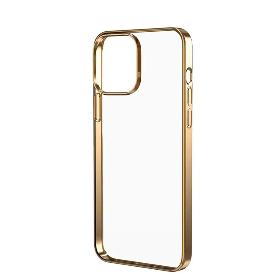 Premium Side Crome Back Transparent Case for iPhone 13 Pro