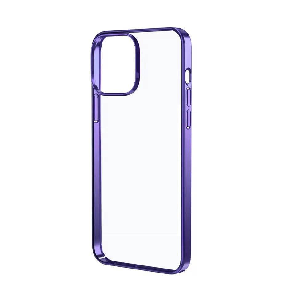 Premium Side Crome Back Transparent Case for iPhone 13 Pro