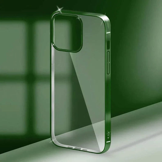 Premium Chrome Transparent Protective Case For iPhone 14 Plus
