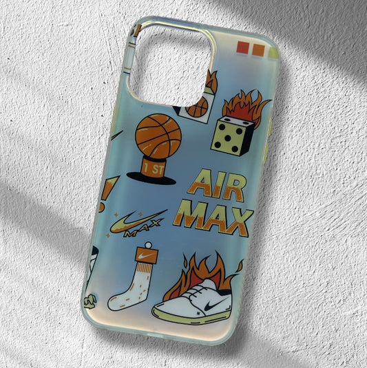 Premium Dual Shade Printed Protective Case For iPhone 14 Pro Max