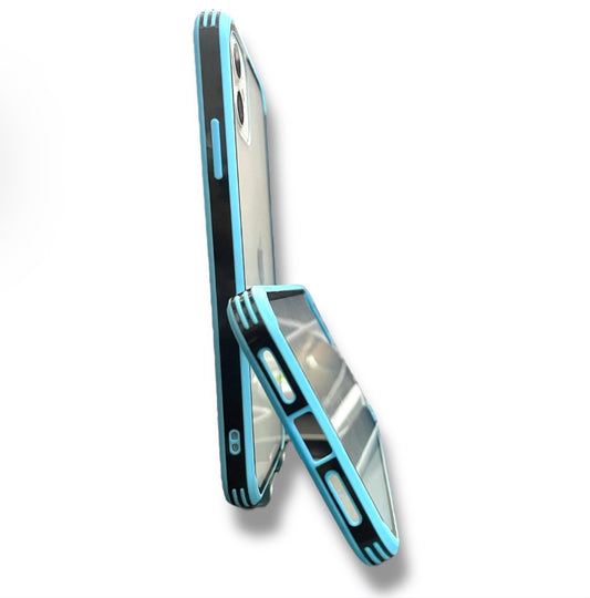 Premium Side Colour Transparent Protective Case For iPhone 11