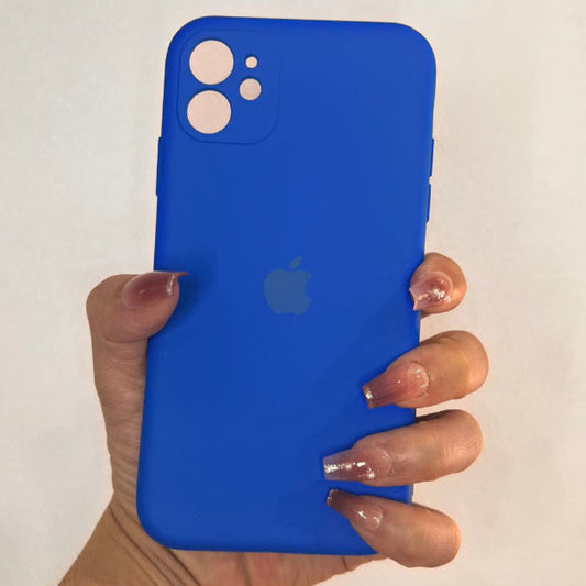 Premium Soft Silicon Logo Protective Case With Camera Protection For iPhone 11