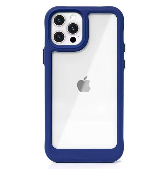 Premium Side Matte Colour Transparent Protective Case For iPhone 11 Pro Max
