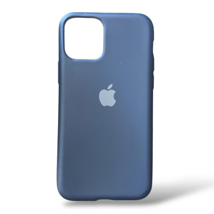 Premium Soft Silicon Matte Logo Protective Case For iPhone 11 Pro