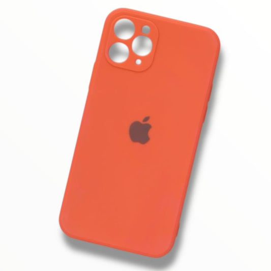Premium Silicon Logo Protective Case With Camera Protection For iPhone 12 Pro