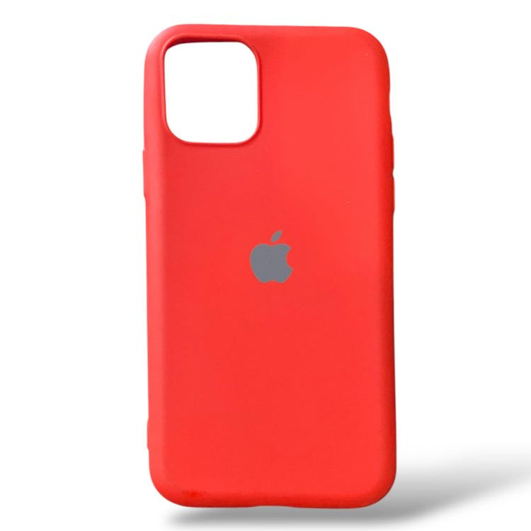 Premium Soft Silicon Logo Protective Case For iPhone 11 Pro