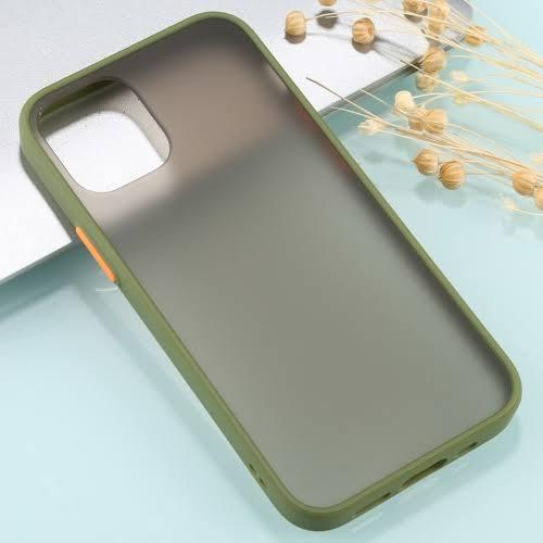 Premium Side Colour Smoke Matte Protective Case For iPhone 12/12 Pro