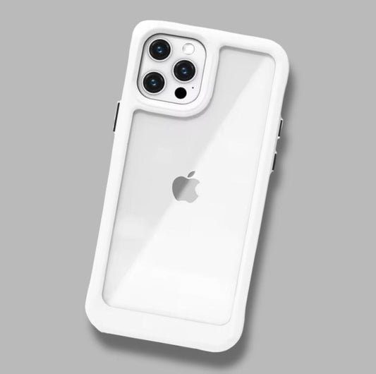 Premium Side Matte Colour Transparent Protective Case For iPhone 12/12 Pro