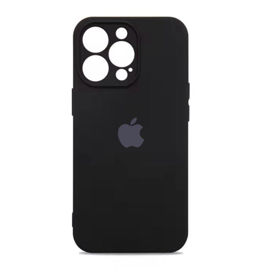 Premium Soft Silicon Logo Protective Case With Camera Protection For iPhone 12