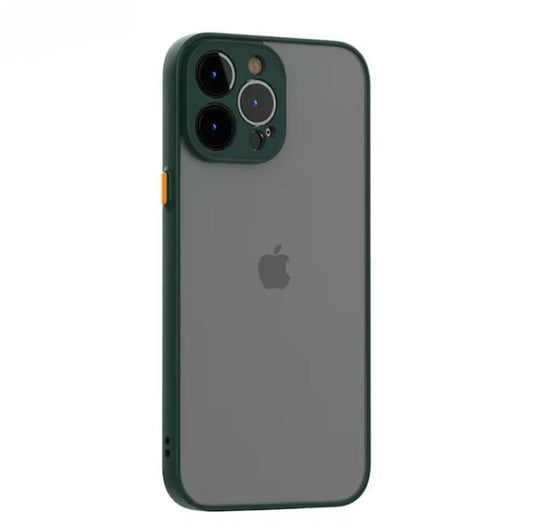 Premium Side Colour Smoke Matte Protective Case With Camera Protection For iPhone 12