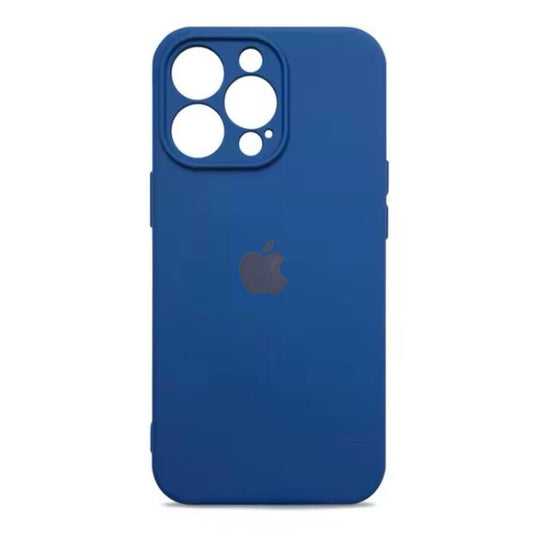 Premium Soft Silicon Logo Protective Case With Camera Protection For iPhone 12