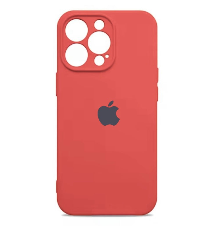 Premium Soft Silicon Logo Protective Case With Camera Protection For iPhone 12 Pro Max