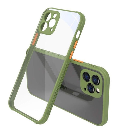 Premium Transparent Side Soft Back Hard Protective Case With Camera Protection For iPhone 12 Pro