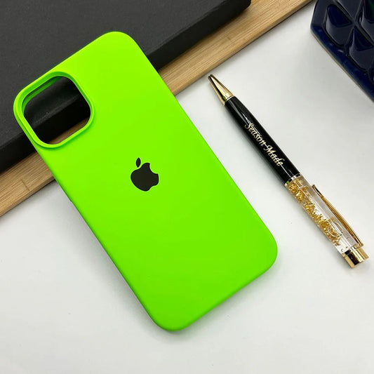 Premium Soft Silicon Logo Protective Case For iPhone 12/12 Pro