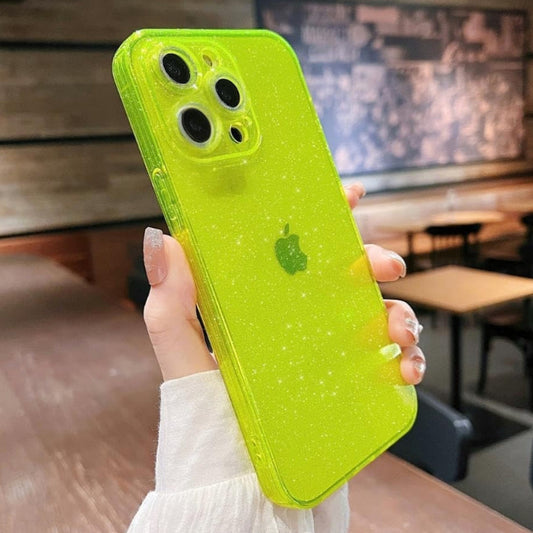 Premium Soft Sparkle Logo Case With Camera Protection For iPhone 13/14