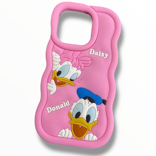 Premium Silicon Donald Embossed Protective Case For iPhone 12/12 Pro