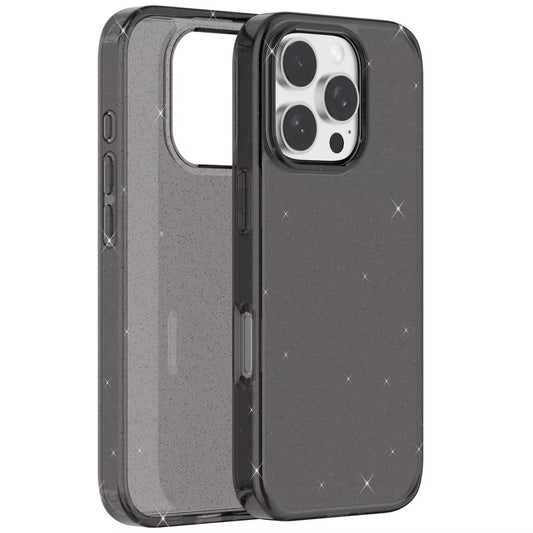 Premium Soft Silicon Sparkle Protective Case For iPhone 16 Pro Max