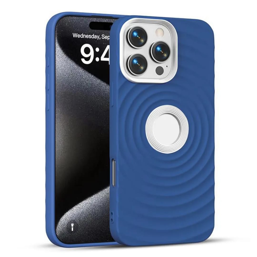 Premium Silicon Designer Protective Case With Logo Cut For iPhone 16