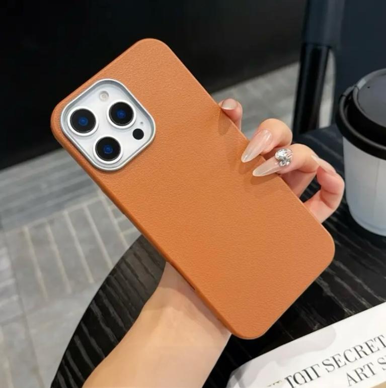Premium Soft Silicon Leather Feel Protective Case For iPhone 12 Pro Max