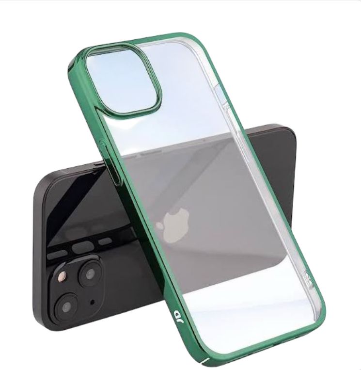 Premium Chrome Transparent Protective Case For iPhone 13/14