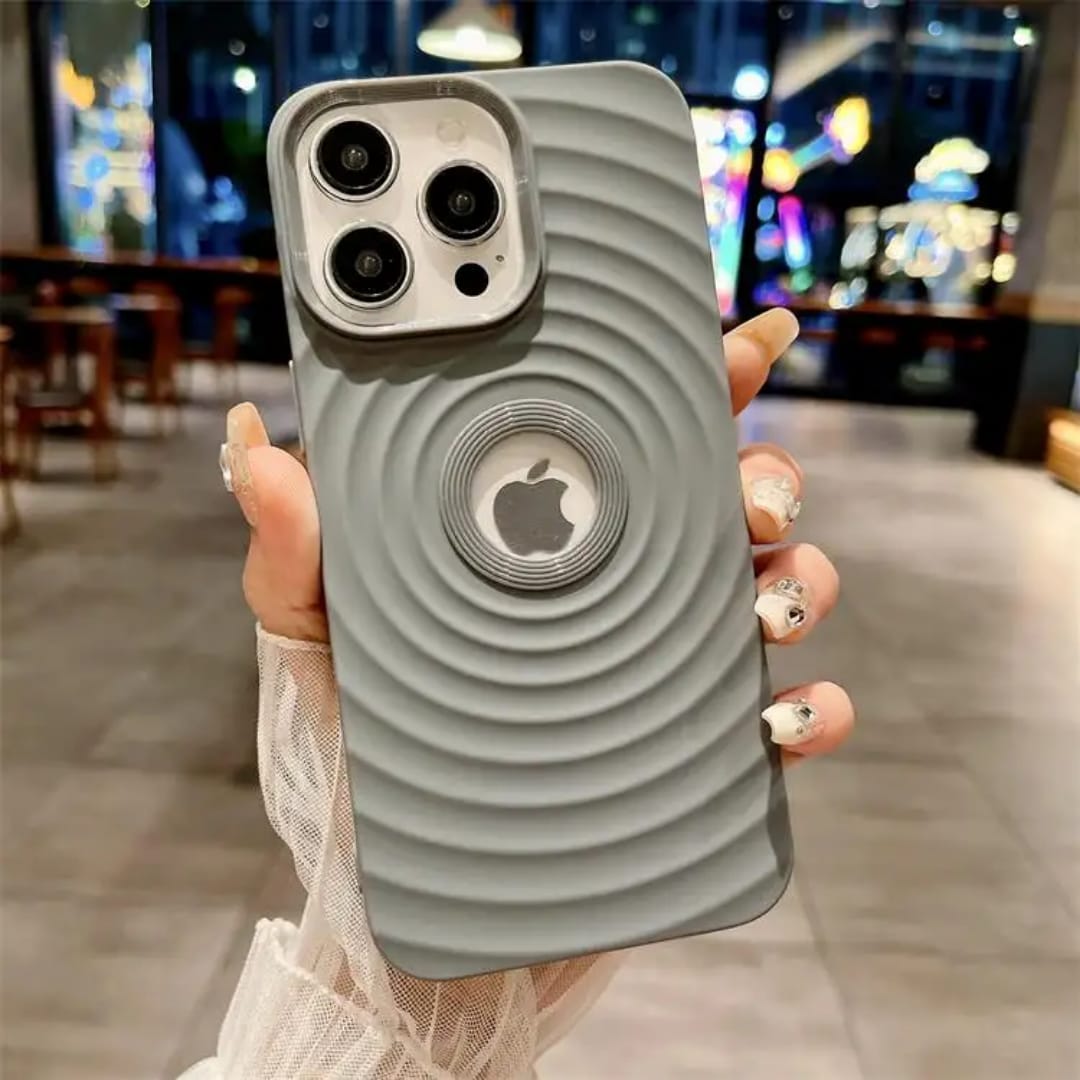 Premium Silicon Designer Protective Case With Logo Cut For iPhone 16